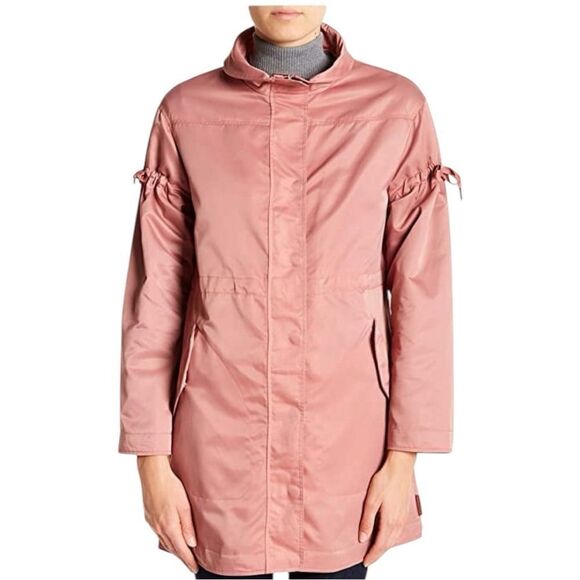 Hunter Refined Drawcord Coat in Pale Rose Size XS - Picture 3 of 10